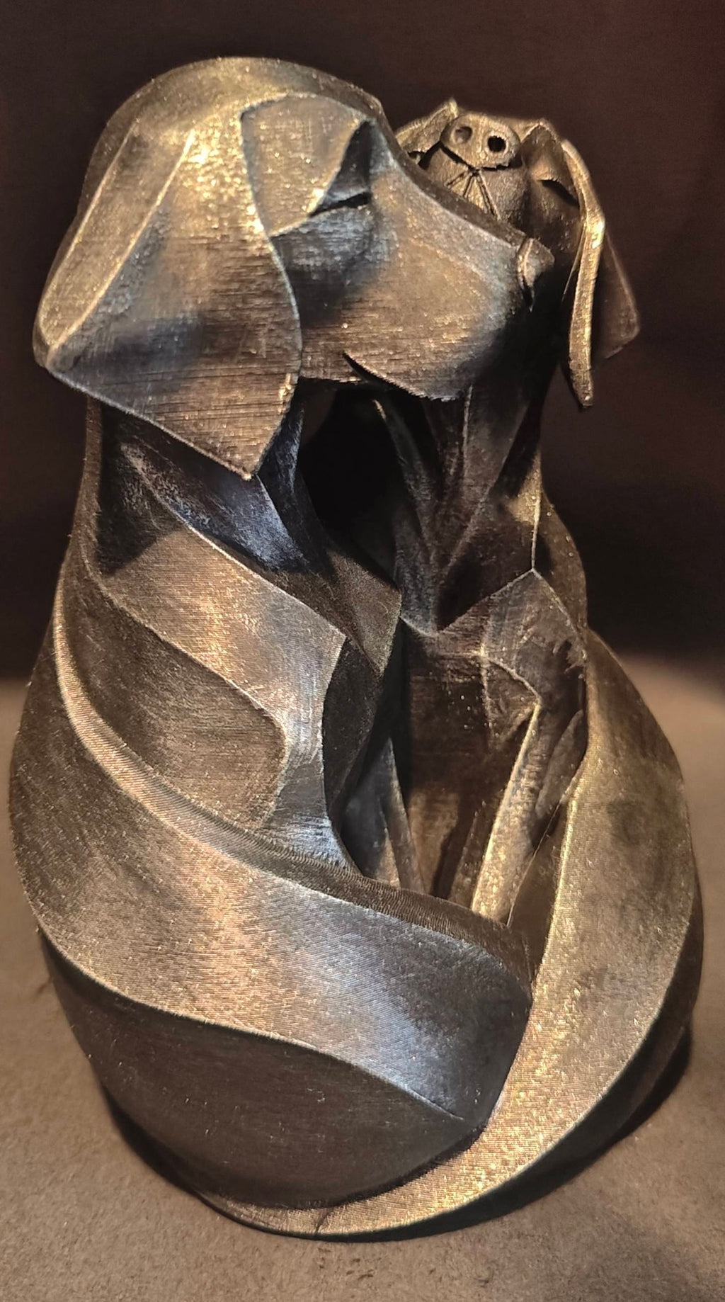 3D Printed “Loving Dogs” Sculpture