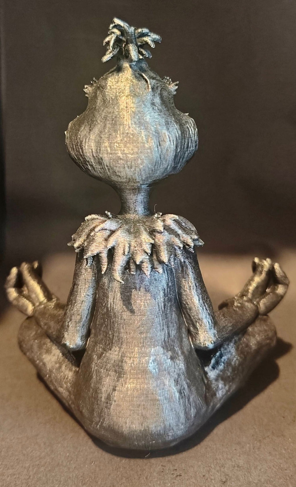 Meditating Grinch Sculpture Hilarious & Unique Christmas Décor