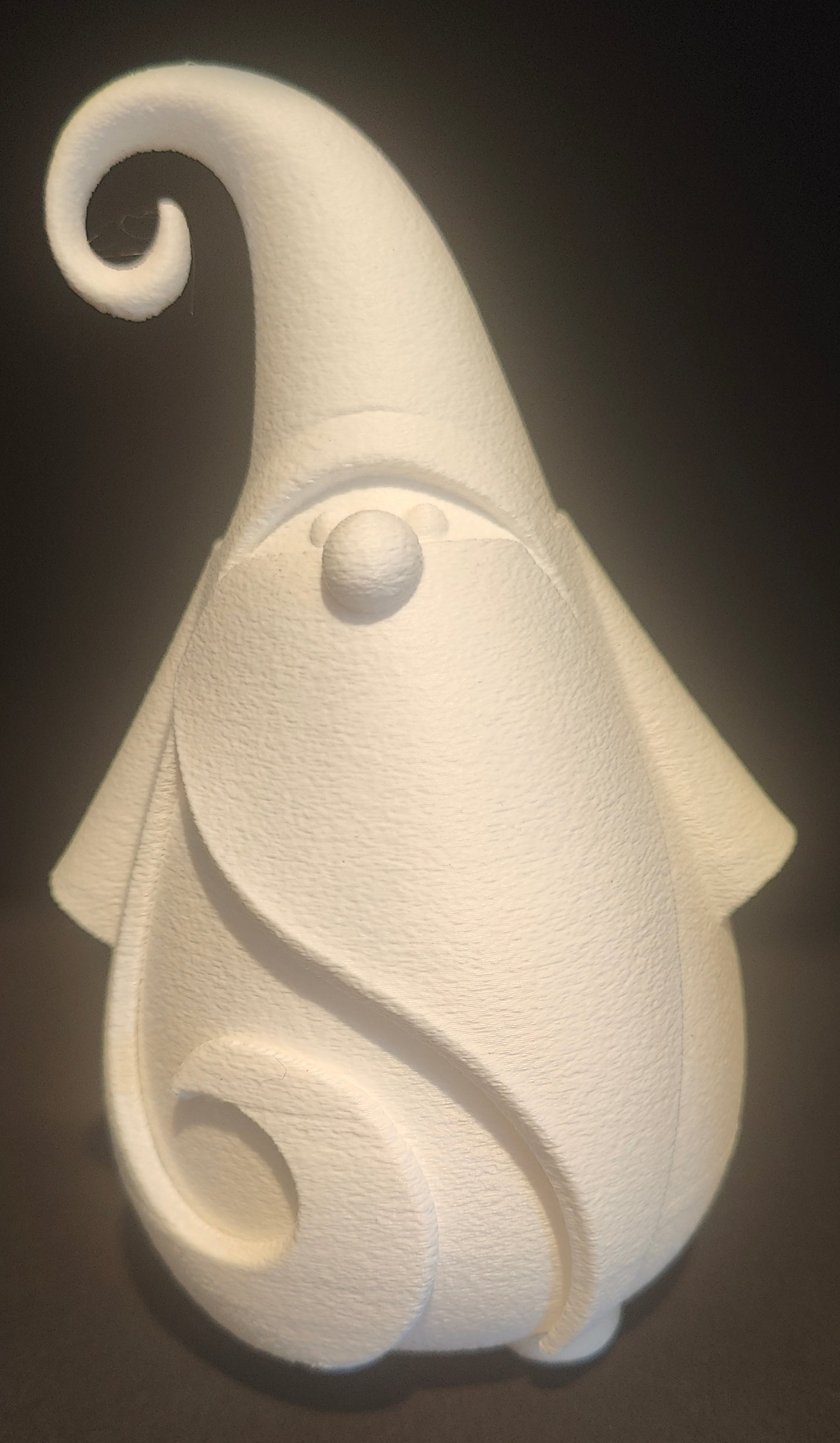 3D Printed Christmas Gnome - Minimalist Scandinavian Style