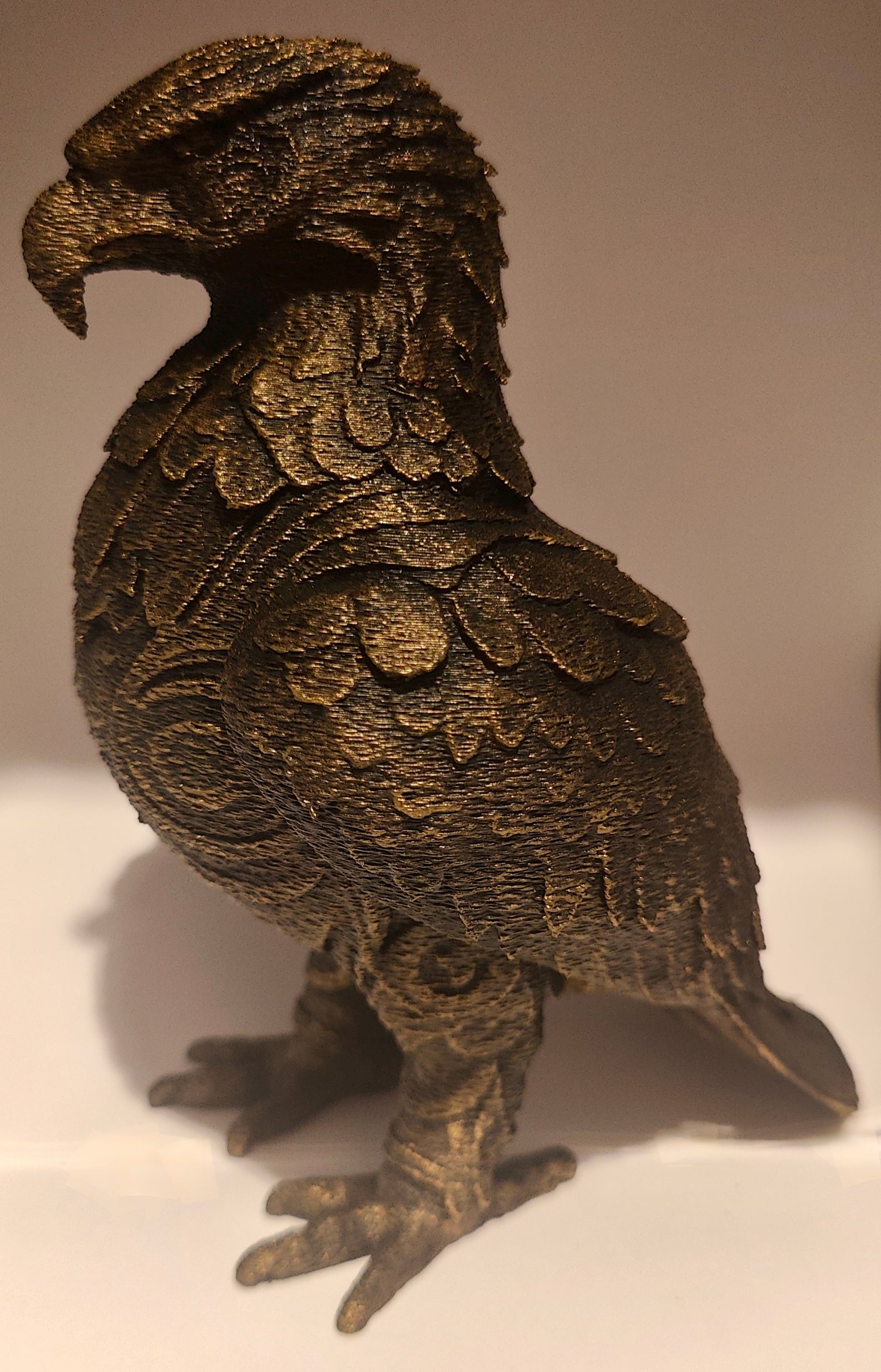 Ornate 3D Printed Eagle Statue