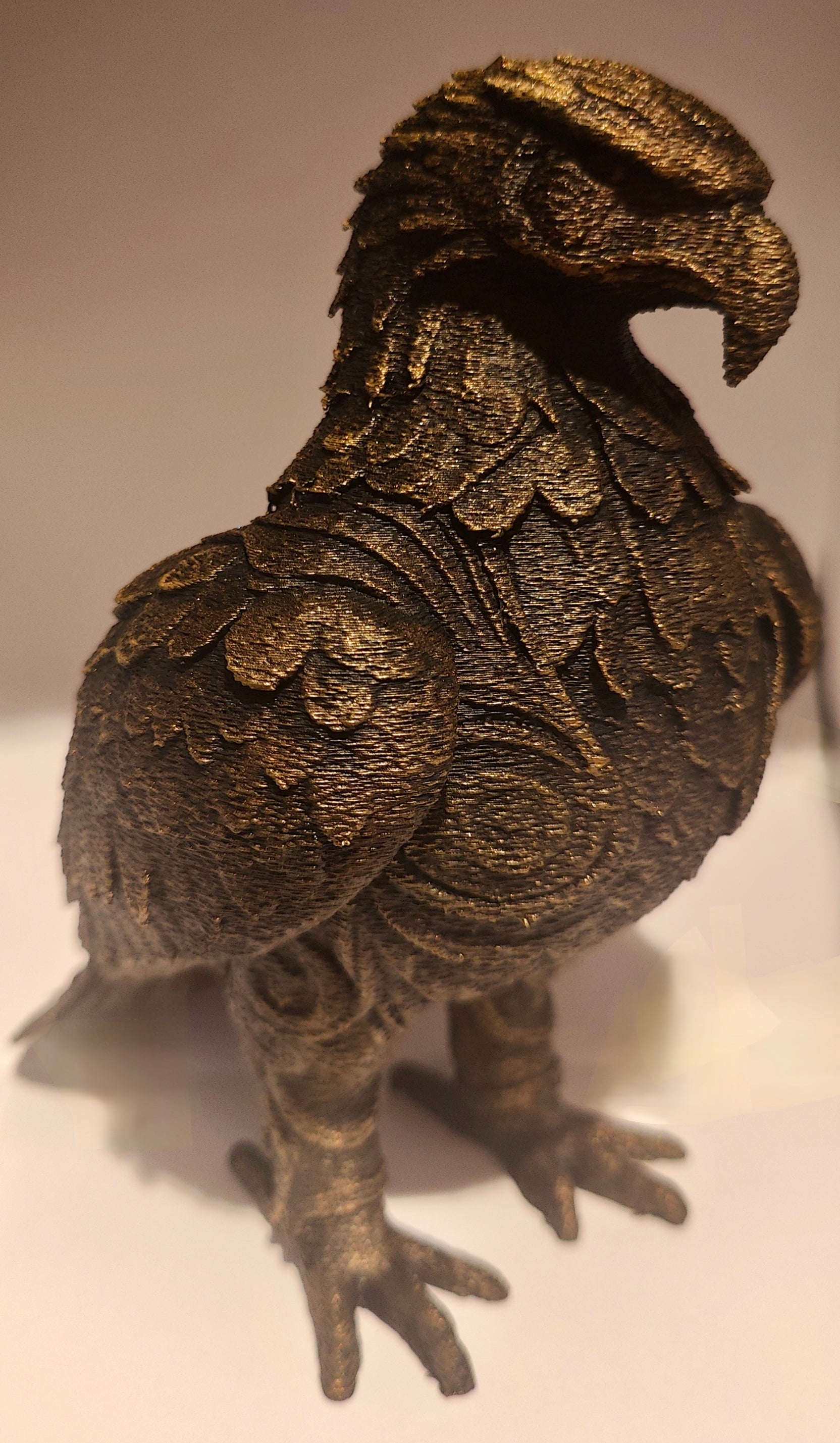 Ornate 3D Printed Eagle Statue