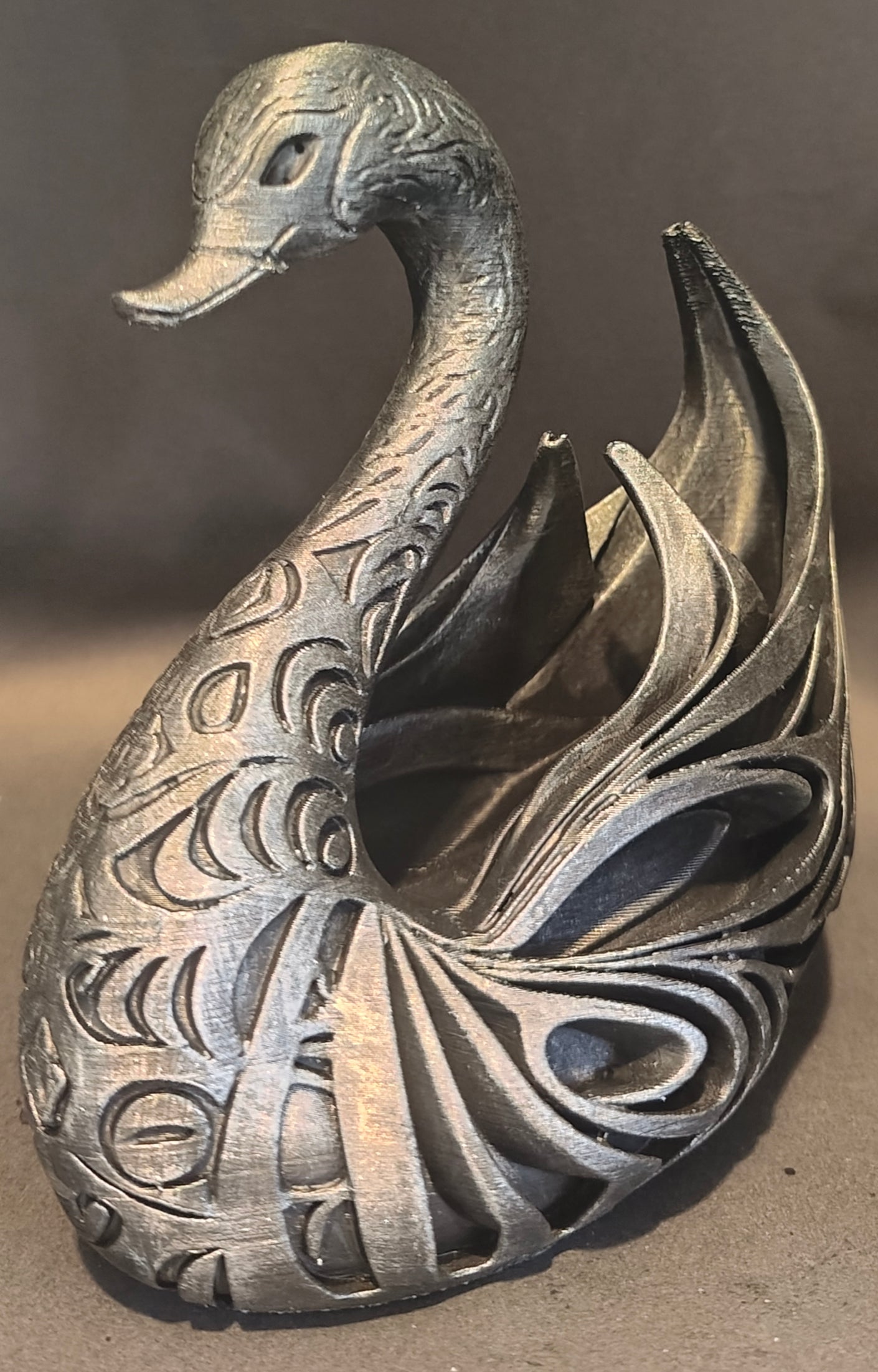 Elegant Swan Sculpture