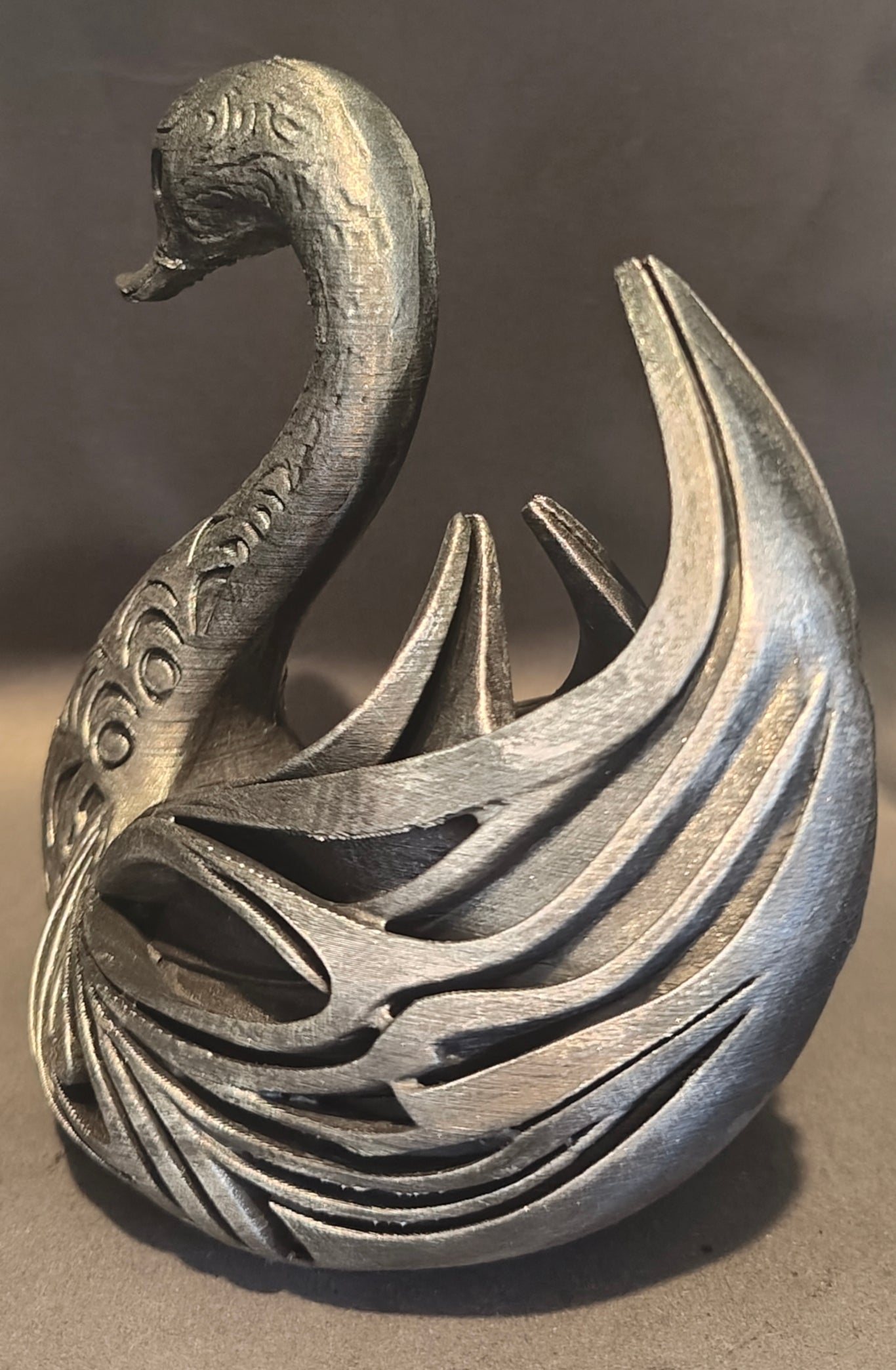 Elegant Swan Sculpture