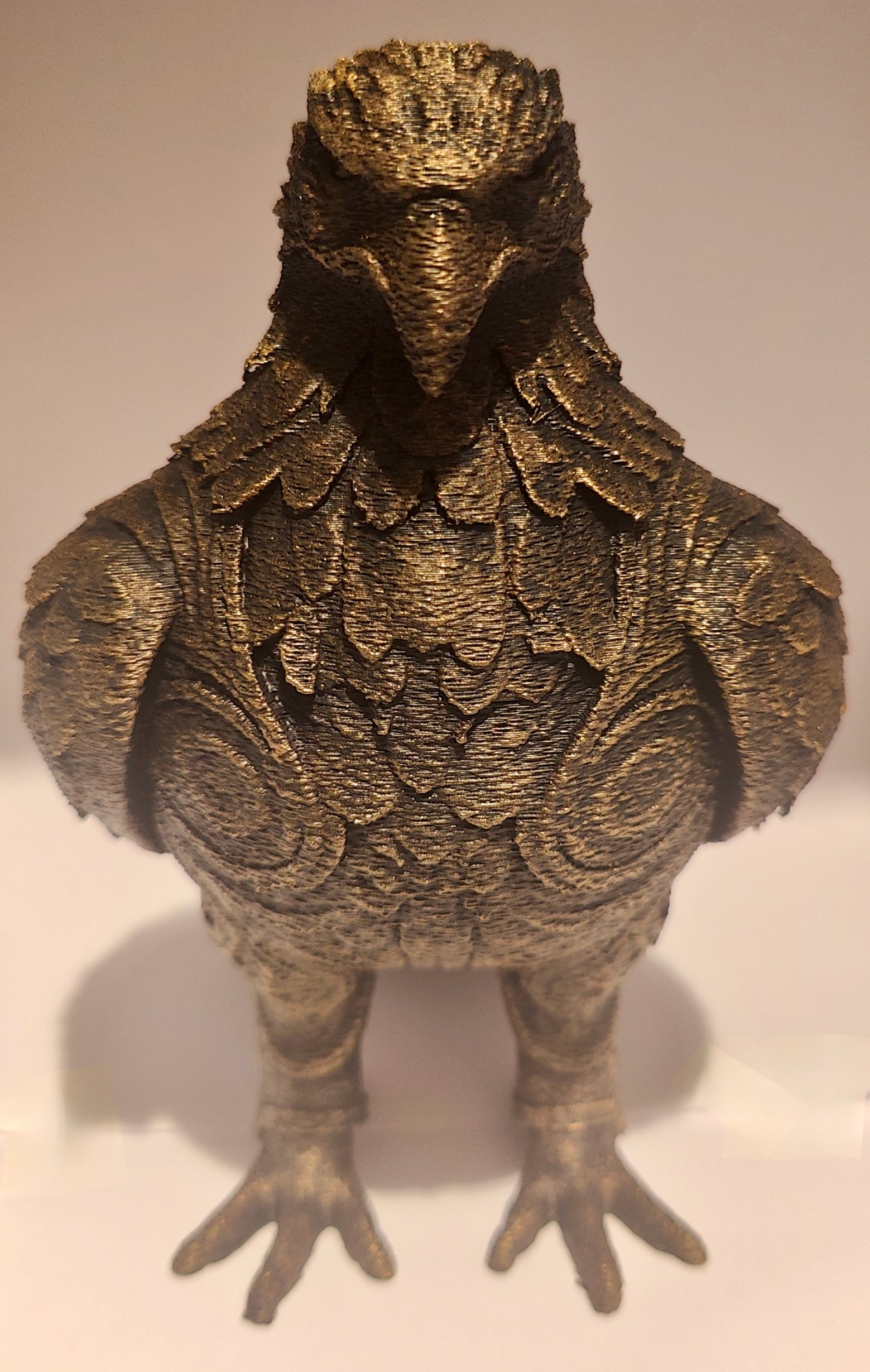 Ornate 3D Printed Eagle Statue