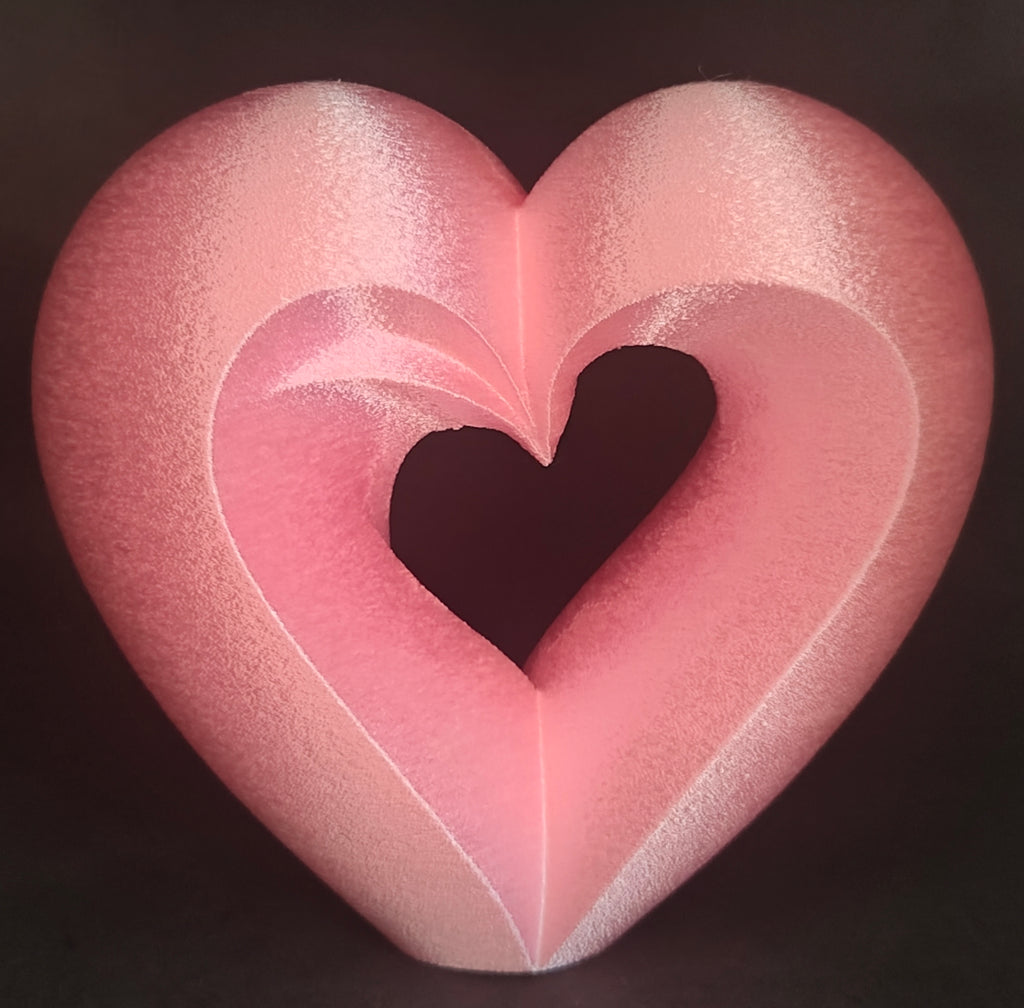 Abstract Heart Sculpture
Soft Pink Finish