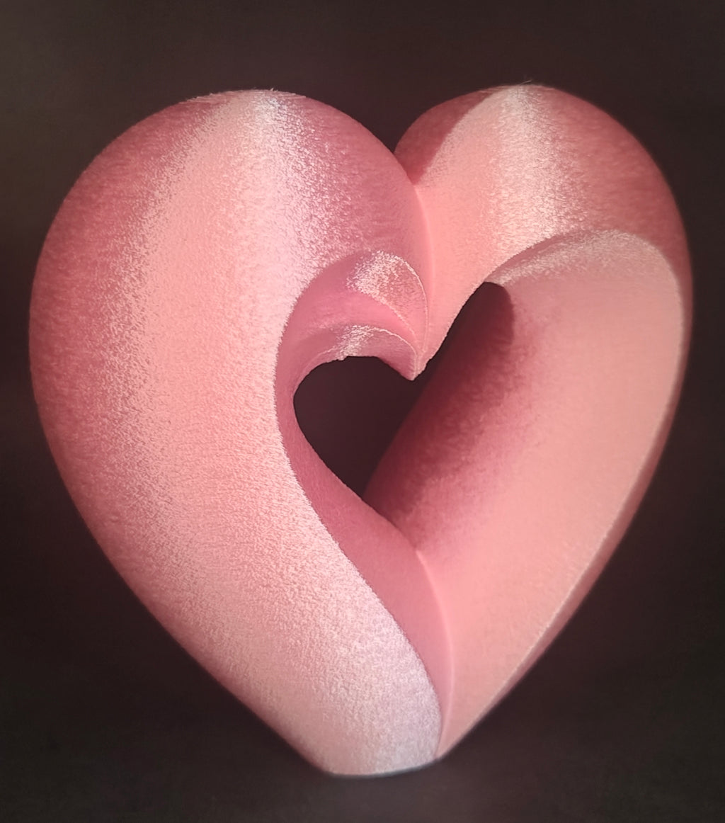 Abstract Heart Sculpture
Soft Pink Finish