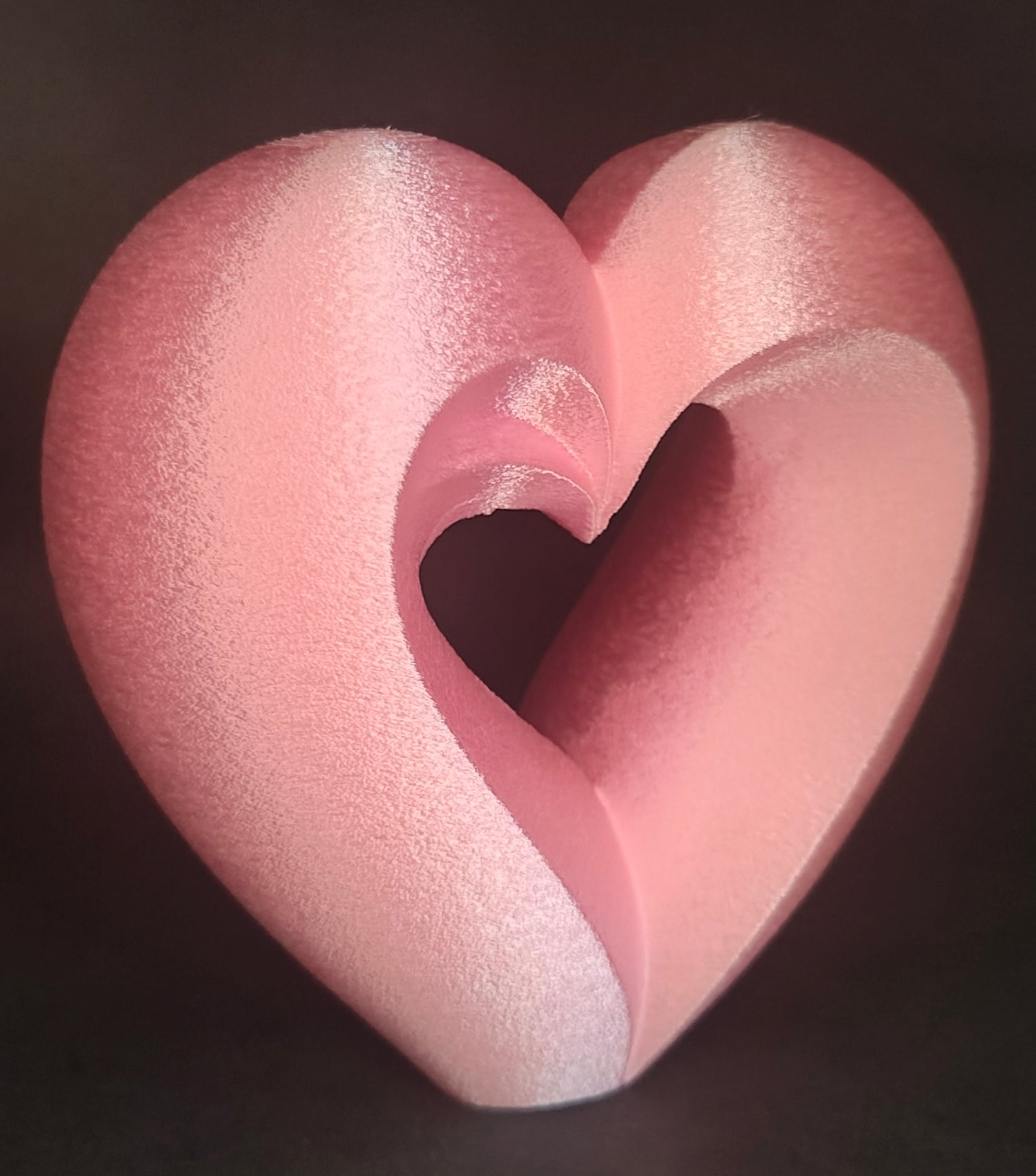 Abstract Heart Sculpture
Soft Pink Finish
