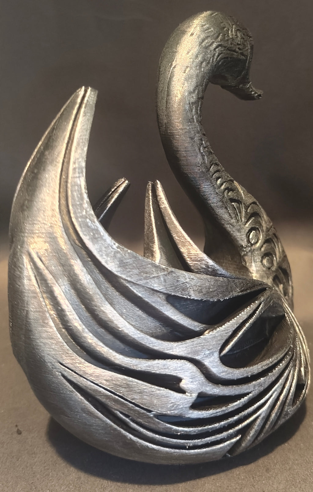 Elegant Swan Sculpture